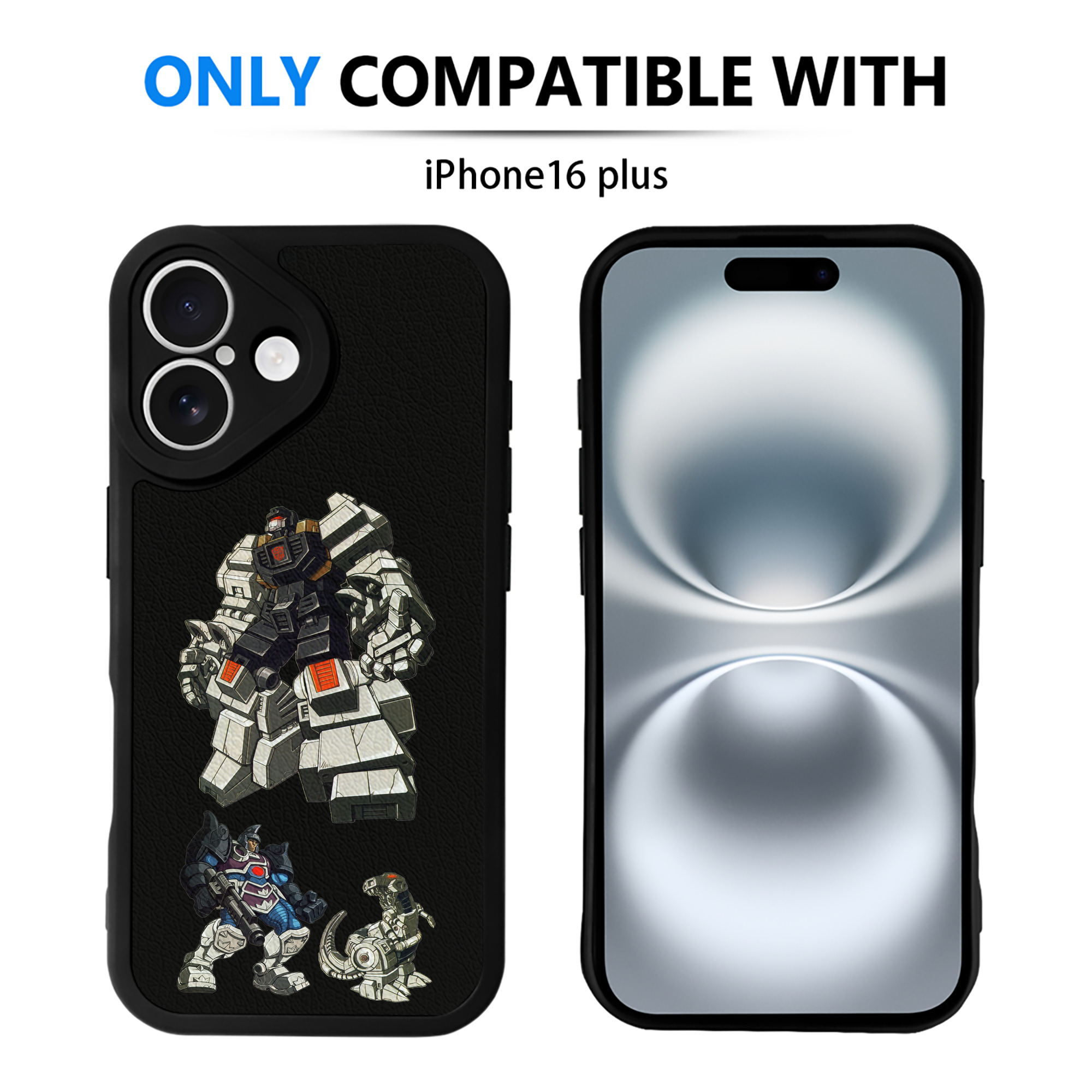 （画像用）  【iPhone 16シリーズ対応】シリコンスマホケース（レザー調） 材質：シリコン